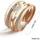 Leopard Bracelets For Women Tree Of Life Leather Bracelet Multilayer Wide Leather Wrap Bracelet Leopard Bracelets For Women Tree Of Life Leather Bracelet Multilayer Wide Leather Wrap Bracelet